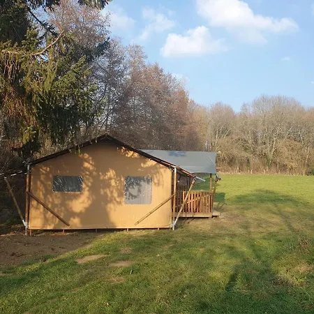 Luxury Safari Tents At Moulin Du Pommier Glamping & Camping Saulgond Extérieur photo