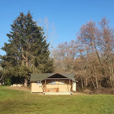 Luxury Safari Tents At Moulin Du Pommier Glamping & Camping Saulgond Extérieur photo