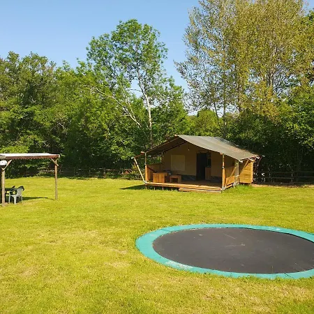 Luxury Safari Tents At Moulin Du Pommier Glamping & Camping Saulgond Extérieur photo