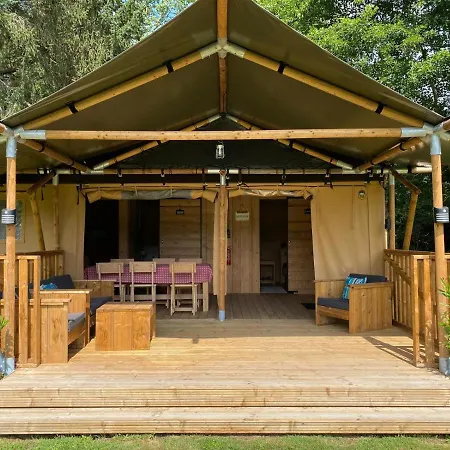 Luxury Safari Tents At Moulin Du Pommier Glamping & Camping Saulgond Extérieur photo